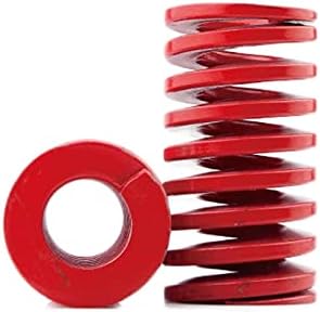 קפיצי דחיסה מתאימים לרוב התיקון I 1 חתיכת עובש אדום, קפיץ דחיסת עובש, קפיץ הטבעה בינוני, המשמש להרכבת חומרה, קוטר חיצוני