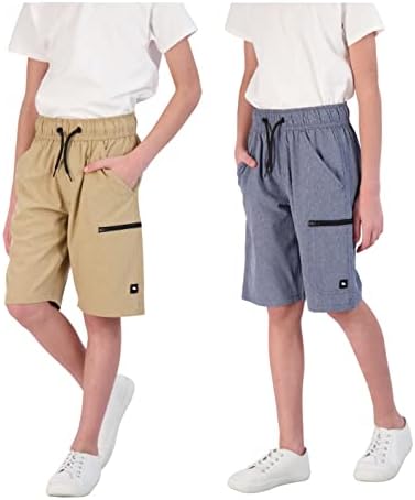 טוני הוק בני מכנסיים קצרים לילדים / 2 מארז פעיל מכנסיים קצרים לבנים