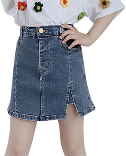 אומידה בנות ג 'ינס חצאית מקרית למתוח מותניים אונליין לפרוע קצר מיני ז' אן חצאיות לילדים