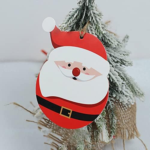 חנות בופינג קישוט לחג המולד בד תליון עץ חג המולד תליון תליון מתנה לילדים מיני בובה גרלנד עם אורות מצחיקים 20 רגל